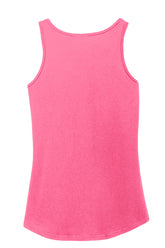 LPC54TT Port & Company® Ladies Core Cotton Tank Top - Neon Pink